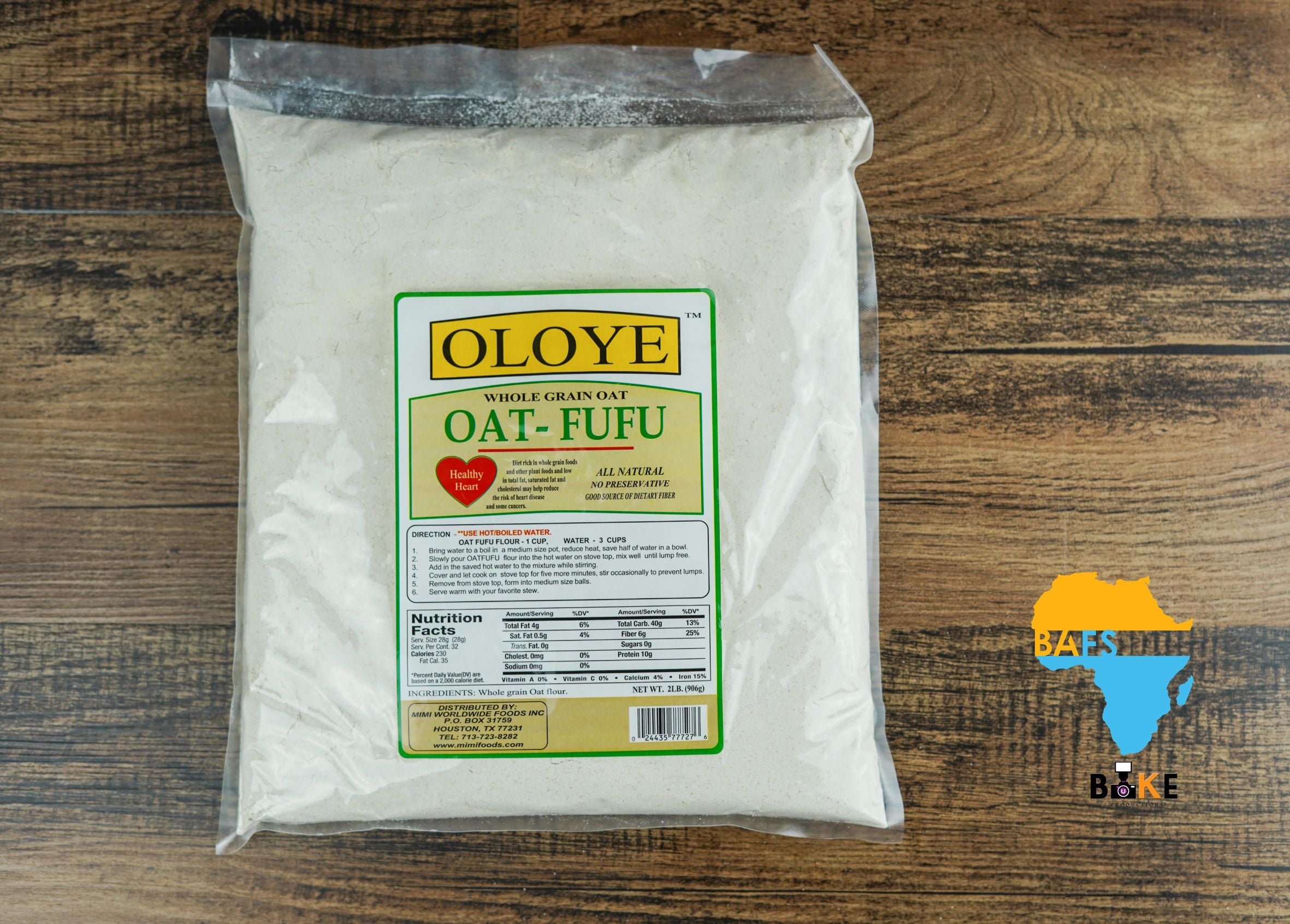 Oloye - Whole Grain Oat Fufu