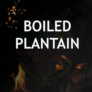 Boiled Plantain