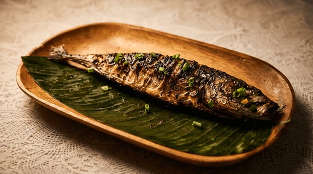 Grilled or Fried Mackerel.